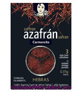 Azafrán En Hebras Carmencita 0,375 G