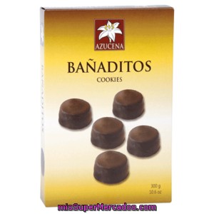 Azucena cookies bañaditos caja 300 gr, precio actualizado en todos los  supers