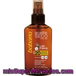 Babaria Aceite Seco Solar Coco Fp-20 Resistente Al Agua Spray 100 Ml