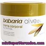 Babaria Crema Corporal Nutritiva Con Aceite Oliva Tarro 200 Ml