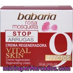 Babaria Rosa Mosqueta Crema Regeneradora 9 Efectos Stop Arrugas Vital Skin Tarro 50 Ml