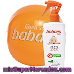 Babaria Sun Spray Solar Infantil Aloe Fp-50 Resistente Al Agua Spray 150 Ml + Balón Playa