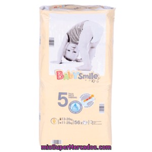 Babysmile Pañales 13-20 Kgs Talla 5 Paquete 56 Uds