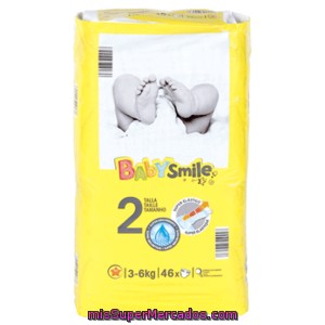 Babysmile Pañales Recién Nacido 3-6 Kgs Paquete 46 Ud