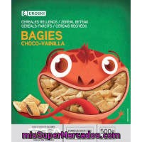 Bagies Rellenos De Choco-vainilla Eroski, Caja 500 G