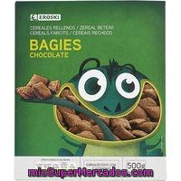 Bagies Rellenos De Chocolate Eroski, Caja 500 G