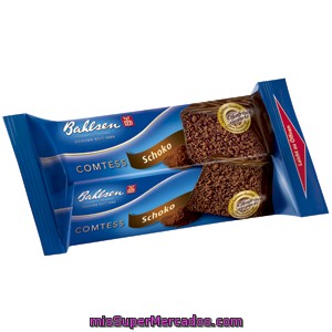 Bahlsen Comtess Schoco Cake Chocolateado Paquete 350 G