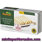 Bajamar Espárragos Blancos Extra Gruesos 5 Piezas D.o. Navarra Lata 250 G Neto Escurrido