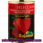 Bajamar Pimientos Del Piquillo Enteros Extra Asados Al Fuego Lata 325 G Neto Escurrido