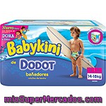 Bañador 14-18 Kg Talla 5 Dodot Babykini, Paquete 11 Unid.