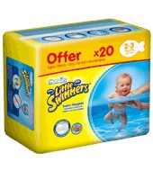 Bañadores Desechables Talla 2/3 (3-8 Kg) Huggies Little Swimmers 20 Ud.