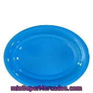Bandejas Plástico Azul 29x22 Cm Carrefour Home 4ud