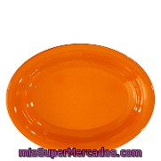 Bandejas Plástico Naranja 29x22 Cm Carrefour Home 4ud