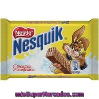 Barrita Chocolate Con Leche Crujiente Nesquik, Pack 8x20 G