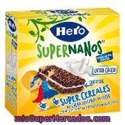 Barrita De Cereales De Cacao Con Relleno De Leche Hero 4x30 G.