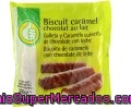 Barrita De Galleta Y Caramelo Cubierto De Chocolate Con Leche Producto Económico Alcampo 300 Gramos