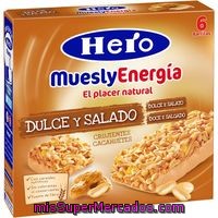 Barrita Dulce-salado Hero Muesly Energia, Caja 6 Unid.