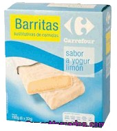 Barrita Sustitutiva De Comida Rellena De Yogur Limón Carrefour 1152 G.