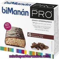 Barritas Choco Bimanan Pro, 6 Unidades