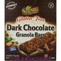 Barritas Con Cereal De Chocolate Negro San Mills, Paquete 124 G