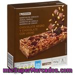 Barritas De Cereales-chocolate Eroski, 6 Unid., Caja 150 G