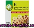 Barritas De Cereales Con Pepitas De Chocolate Con Leche Y Trocitos De Plátano Producto Económico Alcampo 6 Unidades 125 Gramos