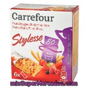 Barritas De Cereales De Frutos Rojos Stylesse Carrefour Pack 6x21 G.