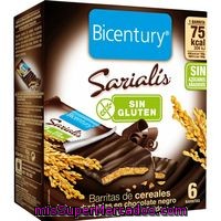 Barritas De Choco Negro Sin Azúcar Sarialis, Paquete 102 G