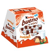 Barritas De Chocolate Con Leche Y Crema De Avellana Mini Kinder-bueno 125 G.