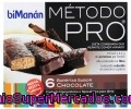 Barritas De Chocolate, Producto Hiperproteico E Hipocalórico Para Dieta De Reducción De Peso Bimanán Método Pro 6 Unidades De 27 Gramos