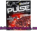 Barritas De Chocolate Pulse De Isostar 6 Unidades De 23 Gramos