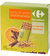 Barritas De Galleta Sabor A Chocolate Y Naranja Carrefour 210 G.