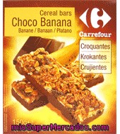 Barritas De Muesli Con Chocolate Y Plátano Carrefour 150 G.