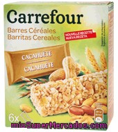 Barritas De Muestli Con Cacahuetes Carrefour 150 G.
