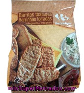 Barritas Tostadas Integrales Con Fibra Carrefour 225 G.