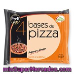 Base Pizza Congelada Sin Gluten, Hacendado, Paquete 2 U - 400 G