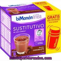 Batido De Chocolate Bimananlinea, Caja 300 G + Coctelera