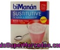 Batido De Fresa Bimanán Sustitutive 5 Sobres 312 Gramos