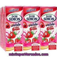 Batido De Fresa Don Simon, Pack 6x200 Ml