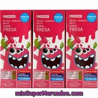 Batido De Fresa Eroski, Pack 6x200 Ml