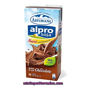 Batido De Soja Con Chocolate Alpro, Brik 1 Litro