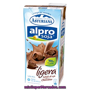 Batido De Soja Ligera De Chocolate Clas Alpro, Brik 1 Litro