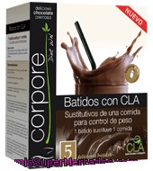 Batido Sustitutivo De Comida Con Cla Chocolate Corpore Diet 5 Ud.
