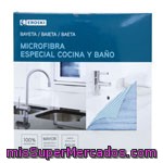 Bayeta De Microfibra Baño Cocina 40x40 Cm Eroski, Pack 1 Unid.