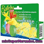 Bayeta Multiusos 35x50 Cm Ballerina Vim Fresh, Pack 3 Unid.