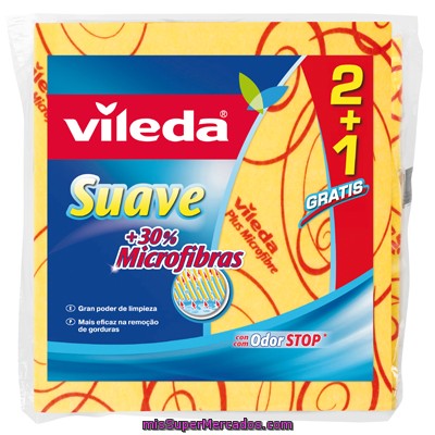 Bayeta
            Vileda Suave 2+1 Gratis 3 Uni