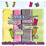 Bayetas Microfibras Unics Spontex 4 Ud.