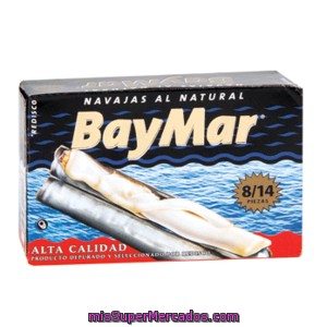 Baymar Navajas 8/14 Piezas Lata 63 Gr