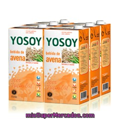 Bebida Avena Sin Azucares Añadidos 100% Natural, Yosoy, Brick Pack 6 X 1 L - 6 L