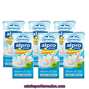 Bebida De Soja Alpro De C.l. Asturiana Caja 6 Unidades De 1 Litro